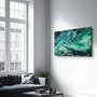 Wallity Pintura Decorativa de Vidrio Templado Multicolor 35 x 55 cm